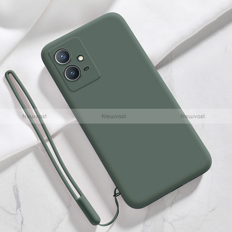 Ultra-thin Silicone Gel Soft Case 360 Degrees Cover for Vivo T1 5G India