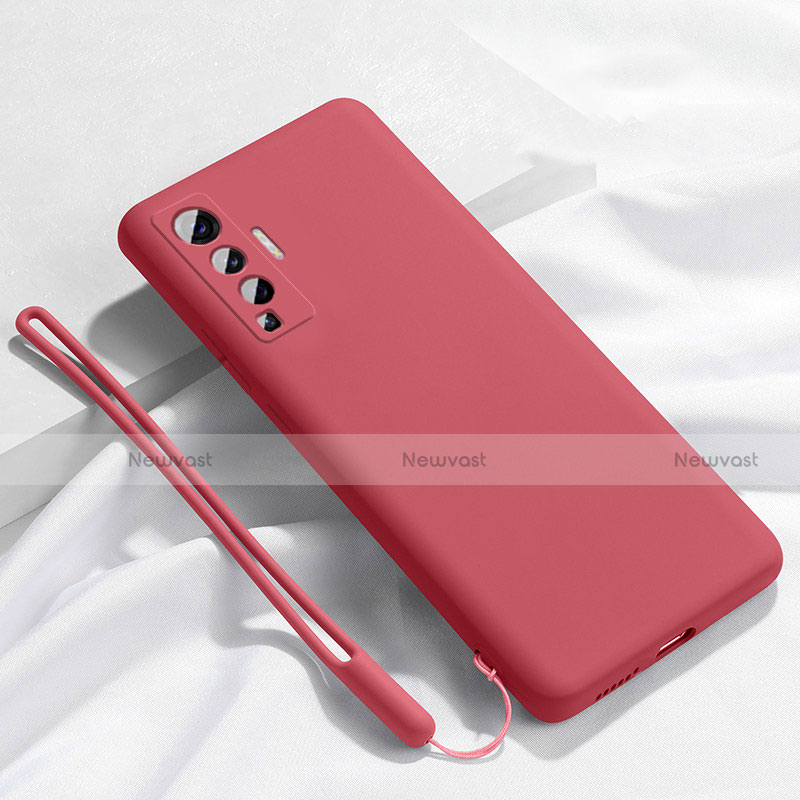 Ultra-thin Silicone Gel Soft Case 360 Degrees Cover for Vivo X50 5G