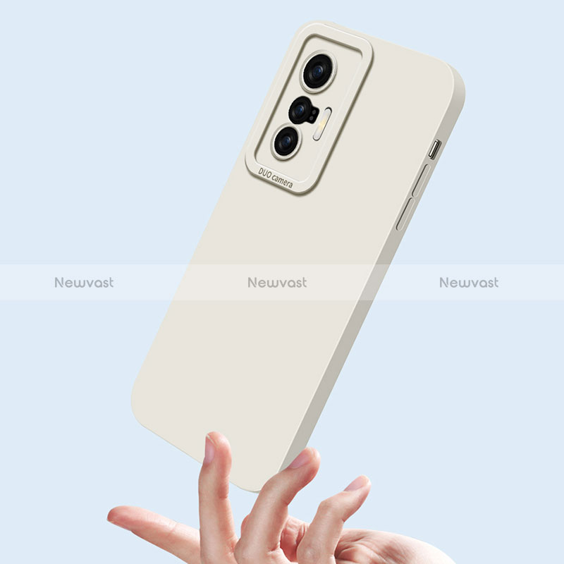 Ultra-thin Silicone Gel Soft Case 360 Degrees Cover for Vivo X70 5G