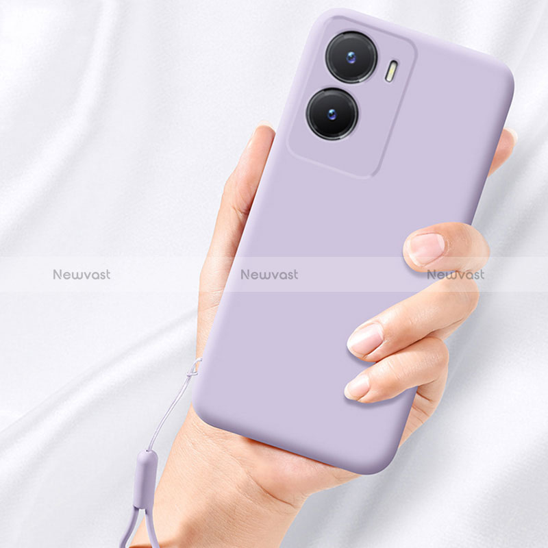 Ultra-thin Silicone Gel Soft Case 360 Degrees Cover for Huawei Honor Magic6  Lite 5G Lavender Gray
