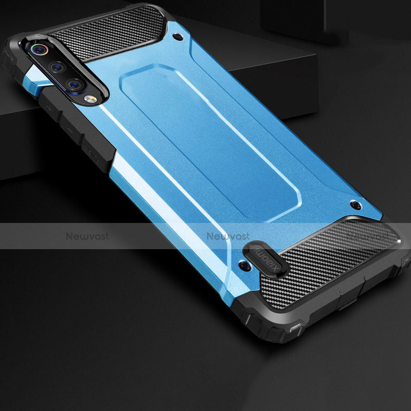 Ultra-thin Silicone Gel Soft Case 360 Degrees Cover for Xiaomi CC9e Blue