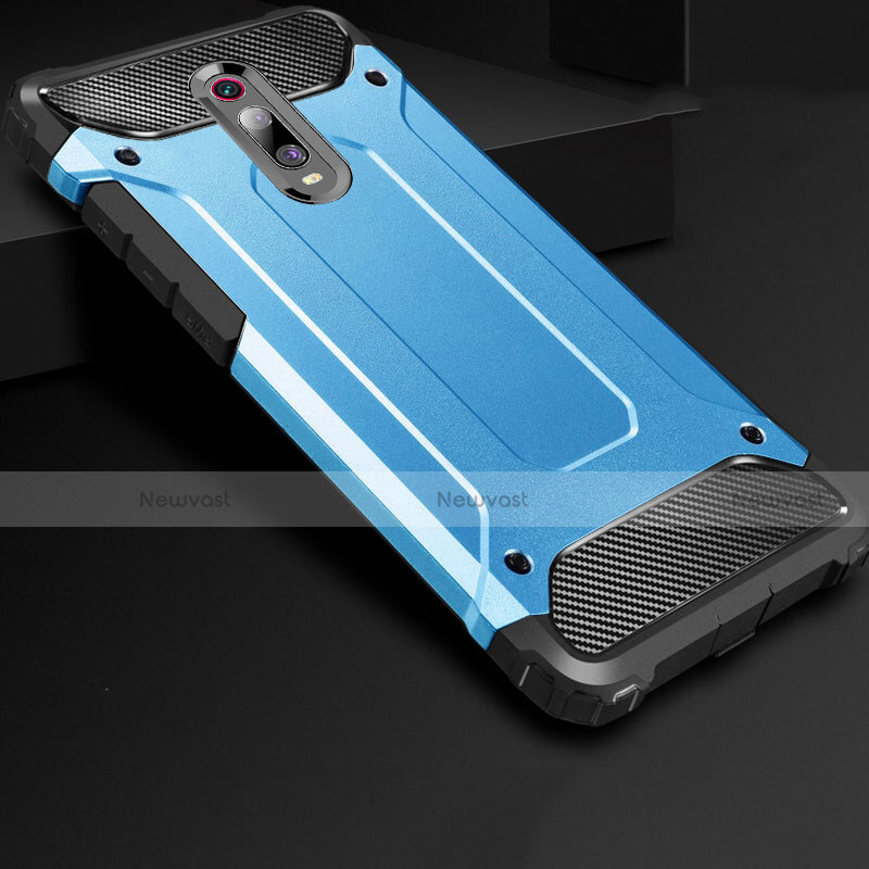 Ultra-thin Silicone Gel Soft Case 360 Degrees Cover for Xiaomi Mi 9T Blue