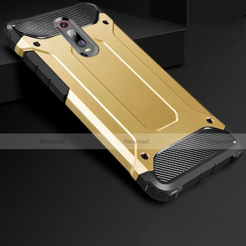 Ultra-thin Silicone Gel Soft Case 360 Degrees Cover for Xiaomi Mi 9T Pro Gold