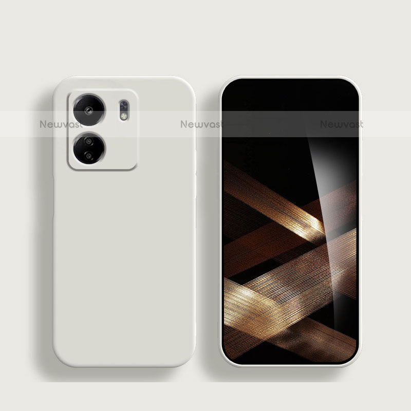 Ultra-thin Silicone Gel Soft Case 360 Degrees Cover for Xiaomi Redmi 13C White