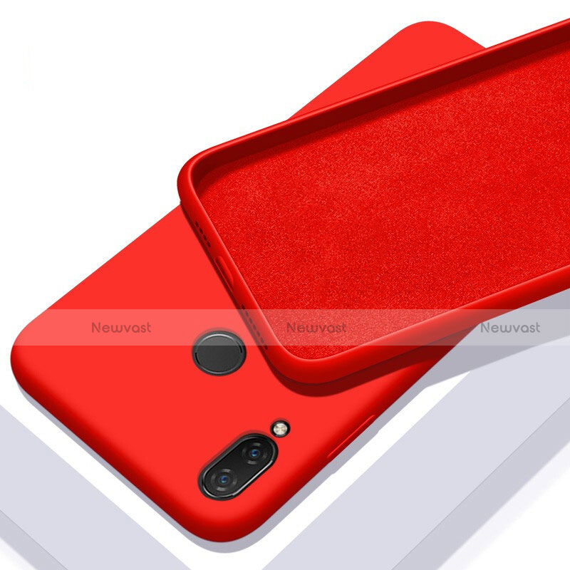 Ultra-thin Silicone Gel Soft Case 360 Degrees Cover for Xiaomi Redmi 7 Red