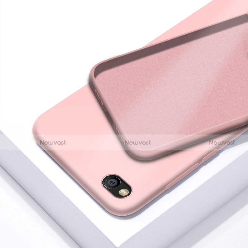 Ultra-thin Silicone Gel Soft Case 360 Degrees Cover for Xiaomi Redmi Go Rose Gold