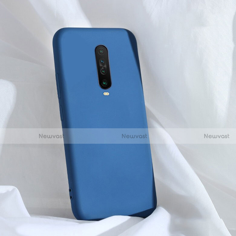 Ultra-thin Silicone Gel Soft Case 360 Degrees Cover for Xiaomi Redmi K30 5G Blue