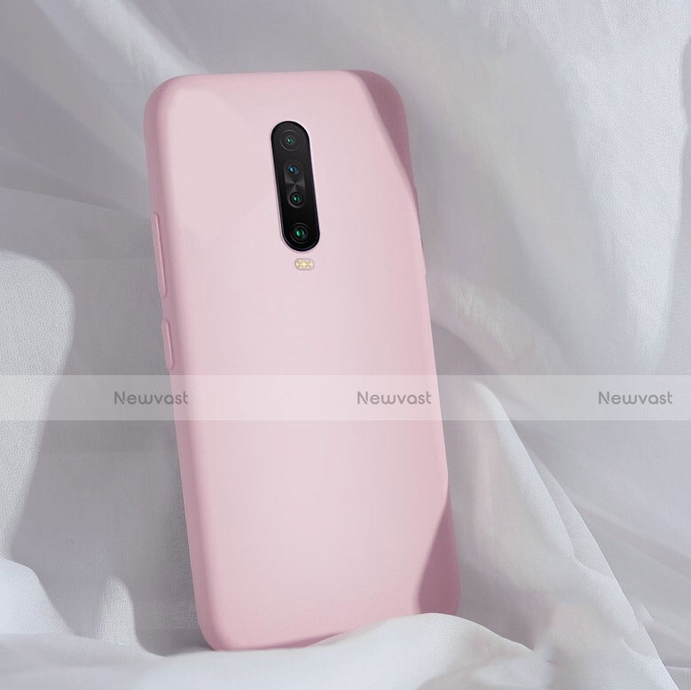 Ultra-thin Silicone Gel Soft Case 360 Degrees Cover for Xiaomi Redmi K30 5G Pink