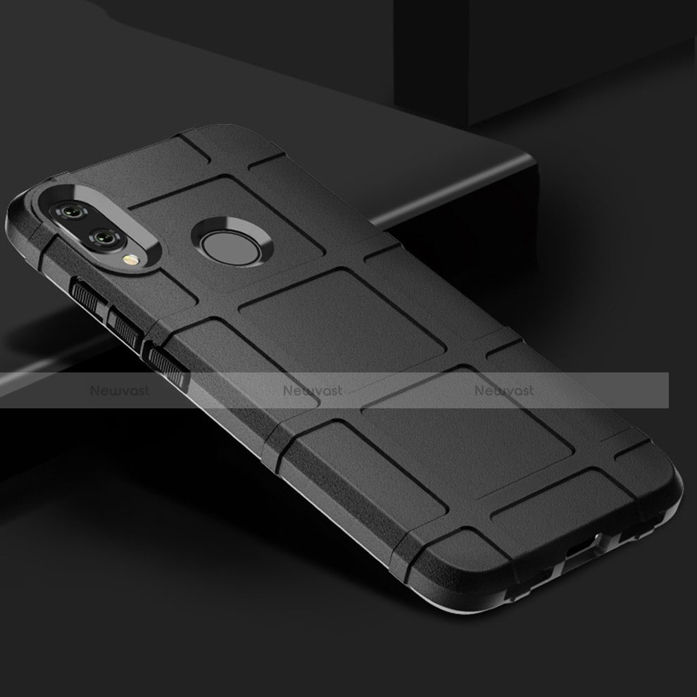 Ultra-thin Silicone Gel Soft Case 360 Degrees Cover for Xiaomi Redmi Note 7 Black