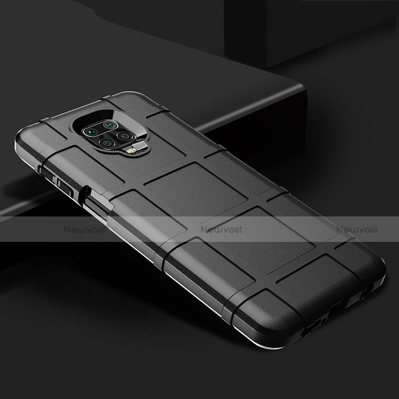 Ultra-thin Silicone Gel Soft Case 360 Degrees Cover for Xiaomi Redmi Note 9 Pro Black