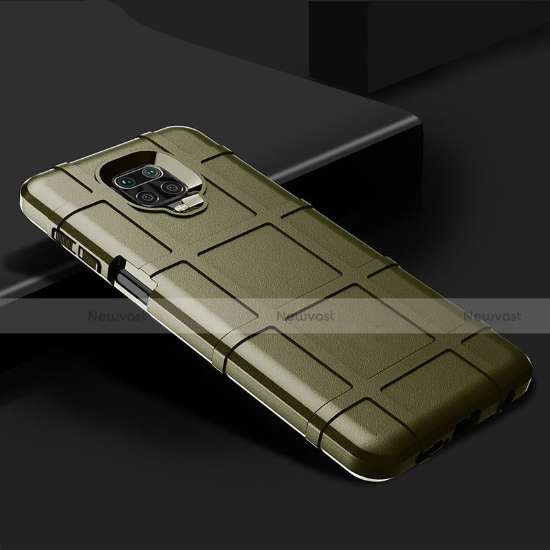 Ultra-thin Silicone Gel Soft Case 360 Degrees Cover for Xiaomi Redmi Note 9 Pro Max Green