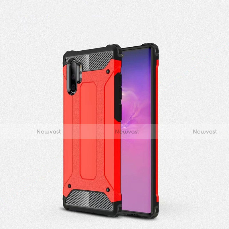 Ultra-thin Silicone Gel Soft Case 360 Degrees Cover G01 for Samsung Galaxy Note 10 Plus 5G Red