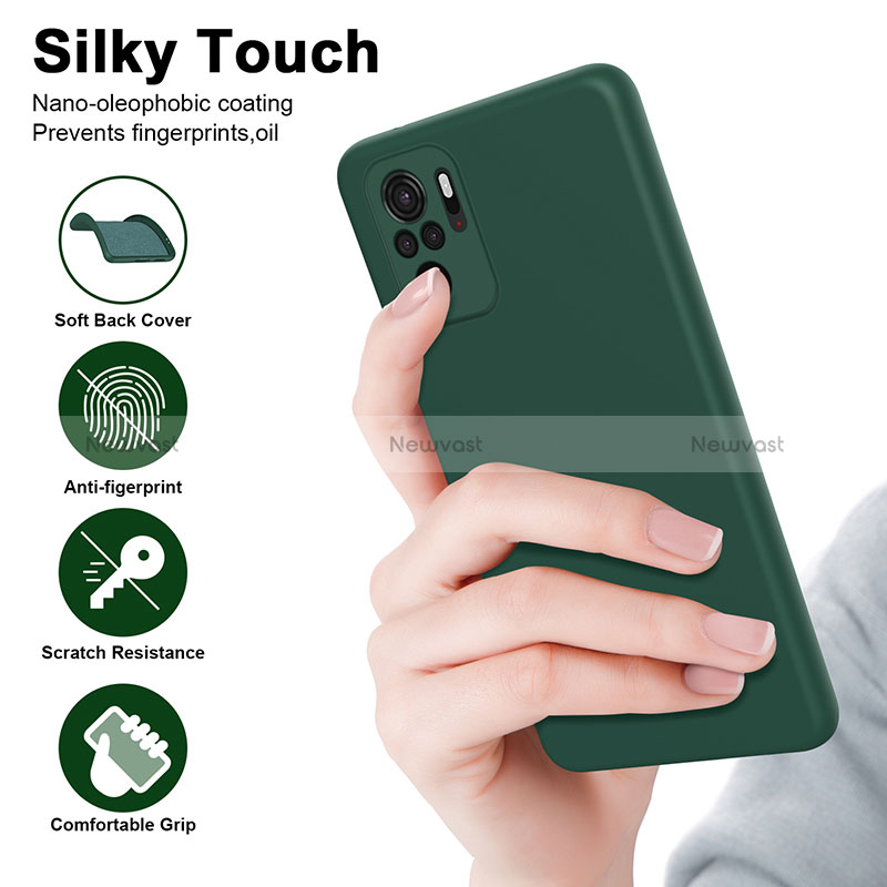 Ultra-thin Silicone Gel Soft Case 360 Degrees Cover H01P for Xiaomi Poco M5S