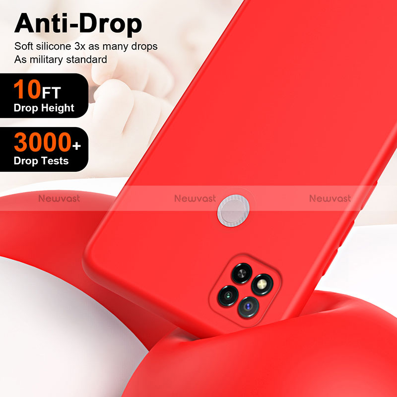 Ultra-thin Silicone Gel Soft Case 360 Degrees Cover H01P for Xiaomi Redmi 10A 4G