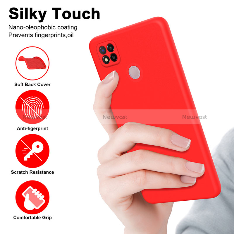 Ultra-thin Silicone Gel Soft Case 360 Degrees Cover H01P for Xiaomi Redmi 9 India