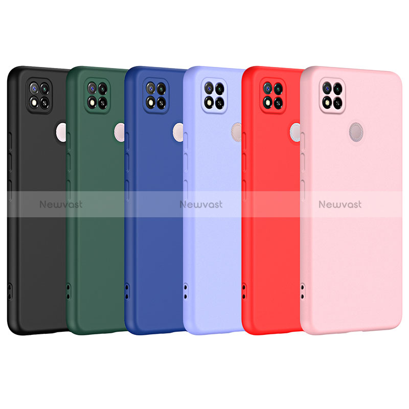 Ultra-thin Silicone Gel Soft Case 360 Degrees Cover H01P for Xiaomi Redmi 9C NFC