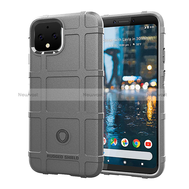 Ultra-thin Silicone Gel Soft Case 360 Degrees Cover J01S for Google Pixel 4