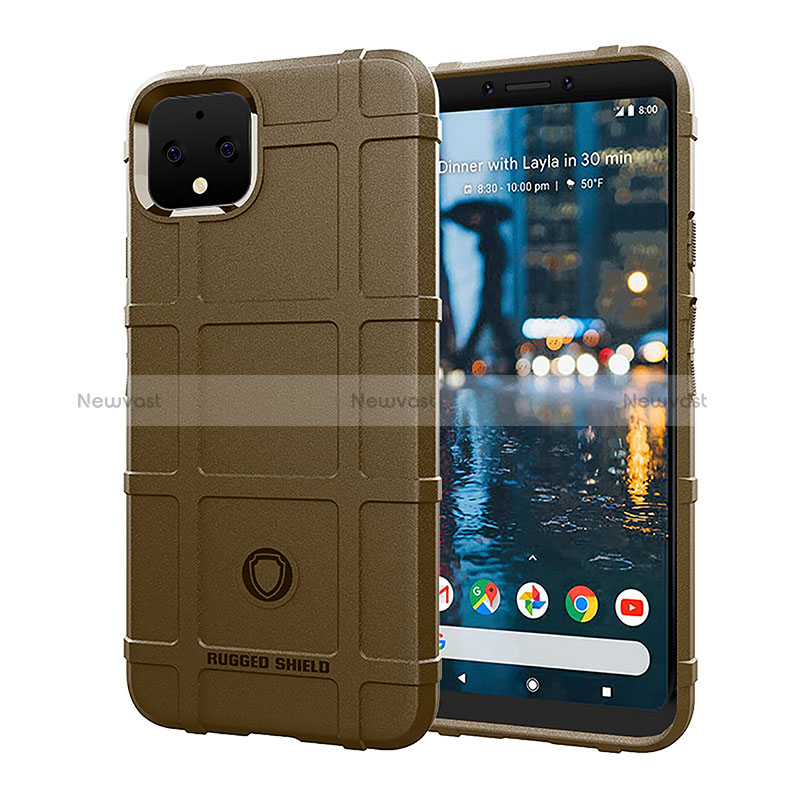 Ultra-thin Silicone Gel Soft Case 360 Degrees Cover J01S for Google Pixel 4 XL
