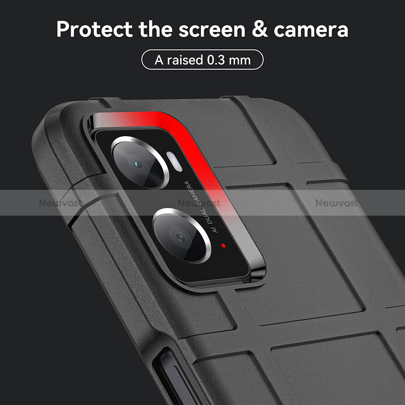 Ultra-thin Silicone Gel Soft Case 360 Degrees Cover J01S for Oppo A76