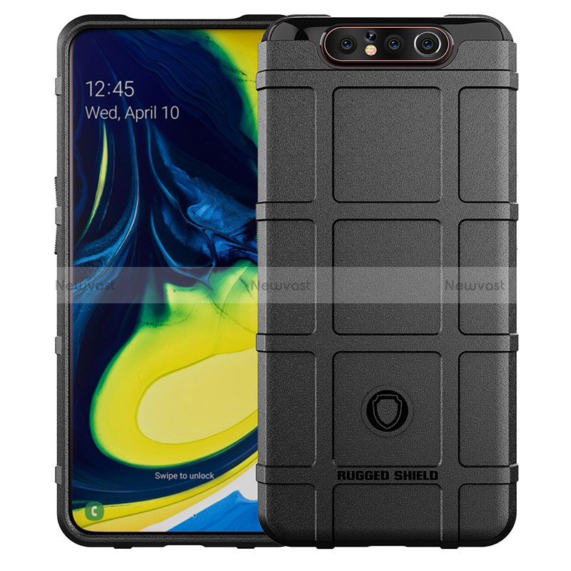 Ultra-thin Silicone Gel Soft Case 360 Degrees Cover J01S for Samsung Galaxy A80