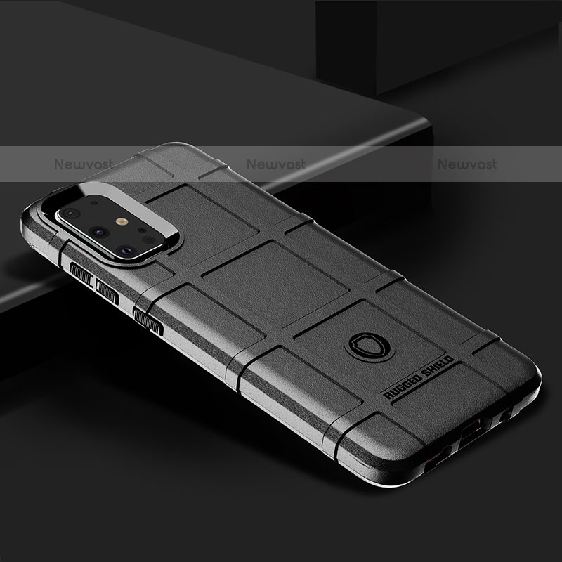 Ultra-thin Silicone Gel Soft Case 360 Degrees Cover J01S for Samsung Galaxy S20 Plus 5G Black