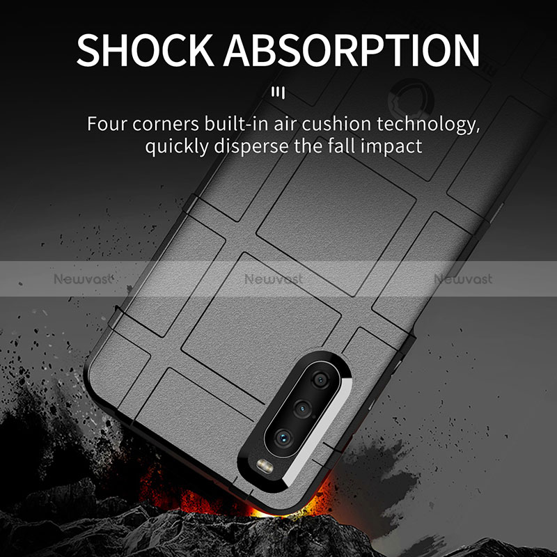 Ultra-thin Silicone Gel Soft Case 360 Degrees Cover J01S for Sony Xperia 10 III