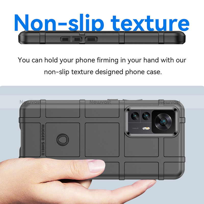 Ultra-thin Silicone Gel Soft Case 360 Degrees Cover J01S for Xiaomi Mi 12T Pro 5G