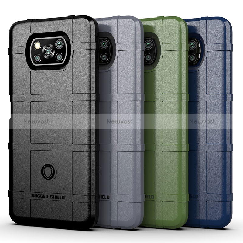 Ultra-thin Silicone Gel Soft Case 360 Degrees Cover J01S for Xiaomi Poco X3 Pro