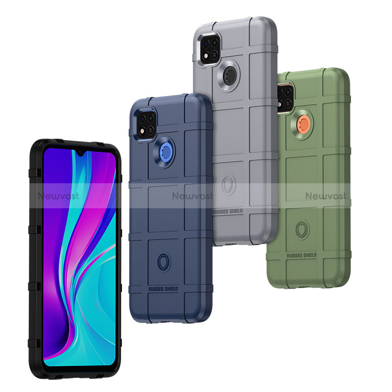 Ultra-thin Silicone Gel Soft Case 360 Degrees Cover J01S for Xiaomi Redmi 9 India