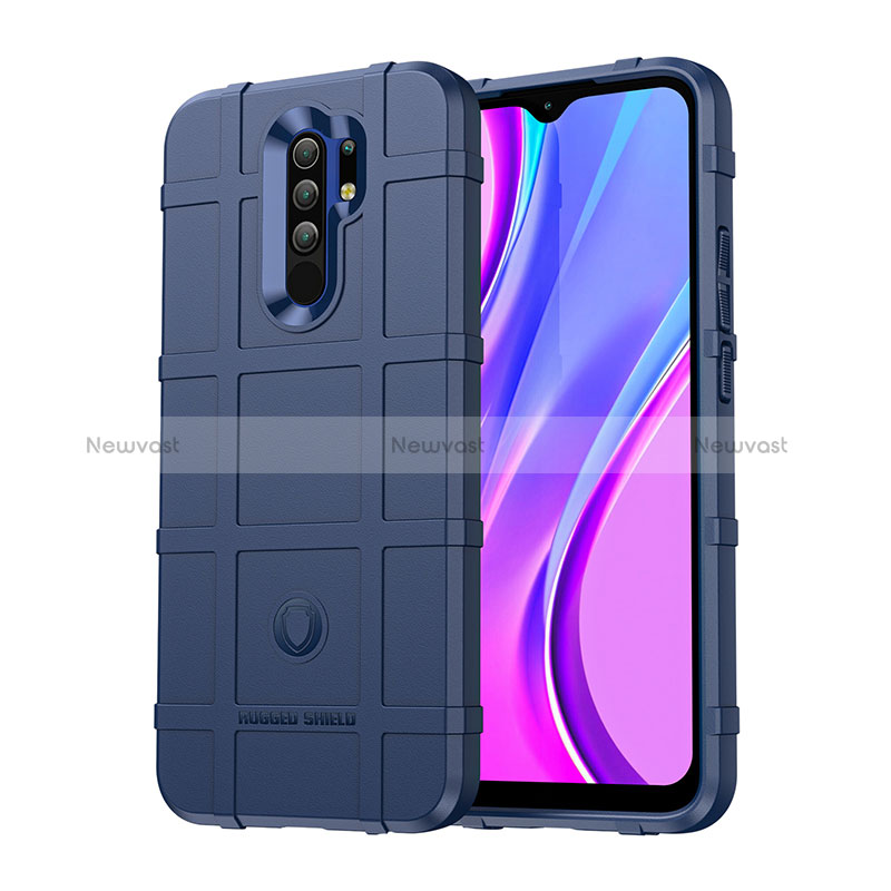 Ultra-thin Silicone Gel Soft Case 360 Degrees Cover J01S for Xiaomi Redmi 9 Prime India