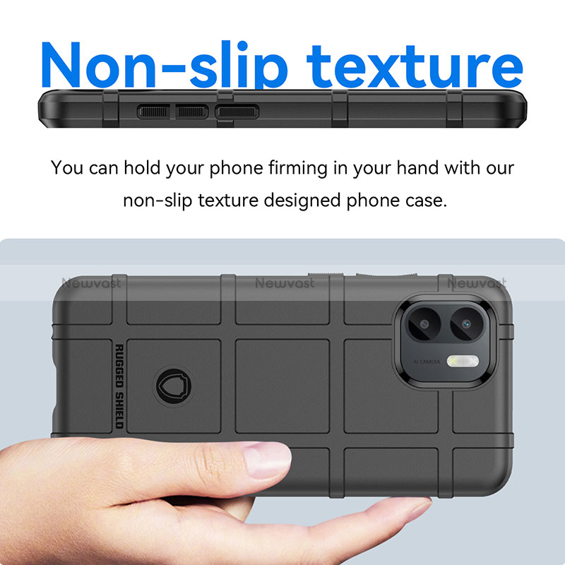 Ultra-thin Silicone Gel Soft Case 360 Degrees Cover J01S for Xiaomi Redmi A2 Plus