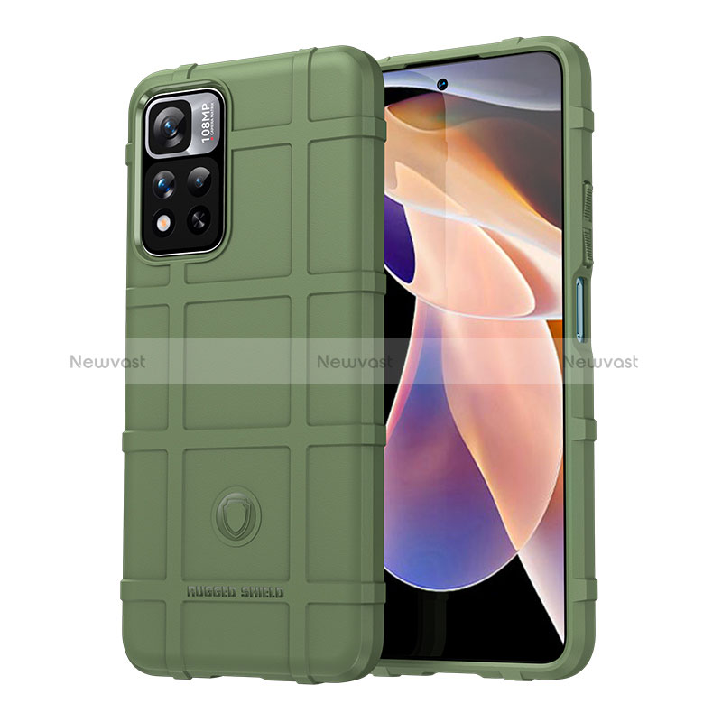 Ultra-thin Silicone Gel Soft Case 360 Degrees Cover J01S for Xiaomi Redmi Note 11 Pro+ Plus 5G