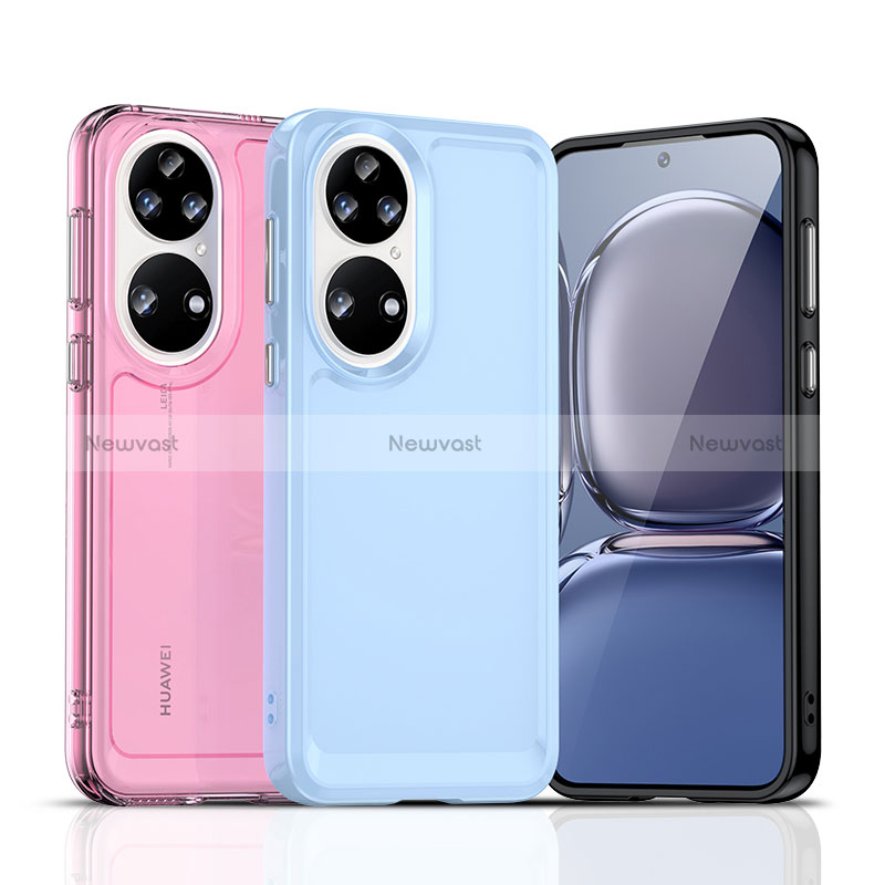 Ultra-thin Silicone Gel Soft Case 360 Degrees Cover J02S for Huawei P50 Pro