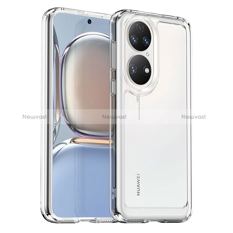 Ultra-thin Silicone Gel Soft Case 360 Degrees Cover J02S for Huawei P50 Pro
