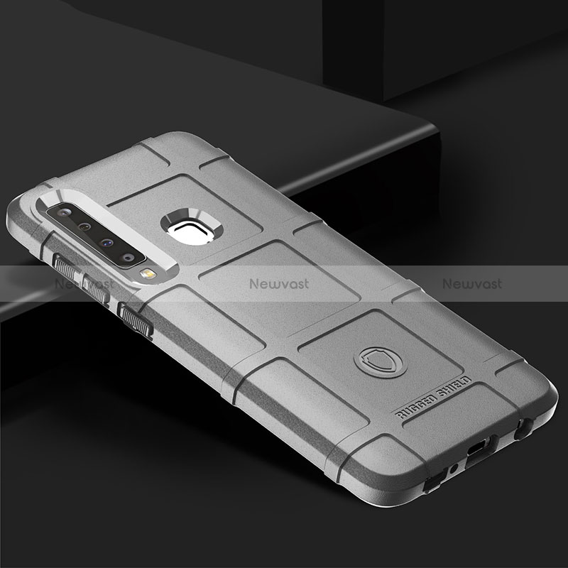 Ultra-thin Silicone Gel Soft Case 360 Degrees Cover J02S for Samsung Galaxy A9 Star Pro Gray