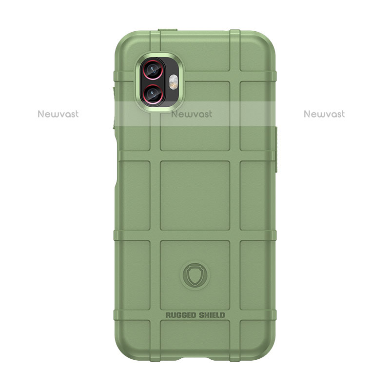 Ultra-thin Silicone Gel Soft Case 360 Degrees Cover J02S for Samsung Galaxy Xcover Pro 2 5G Green