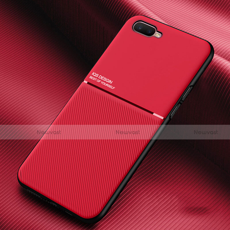 Ultra-thin Silicone Gel Soft Case 360 Degrees Cover L01 for Oppo K1 Red