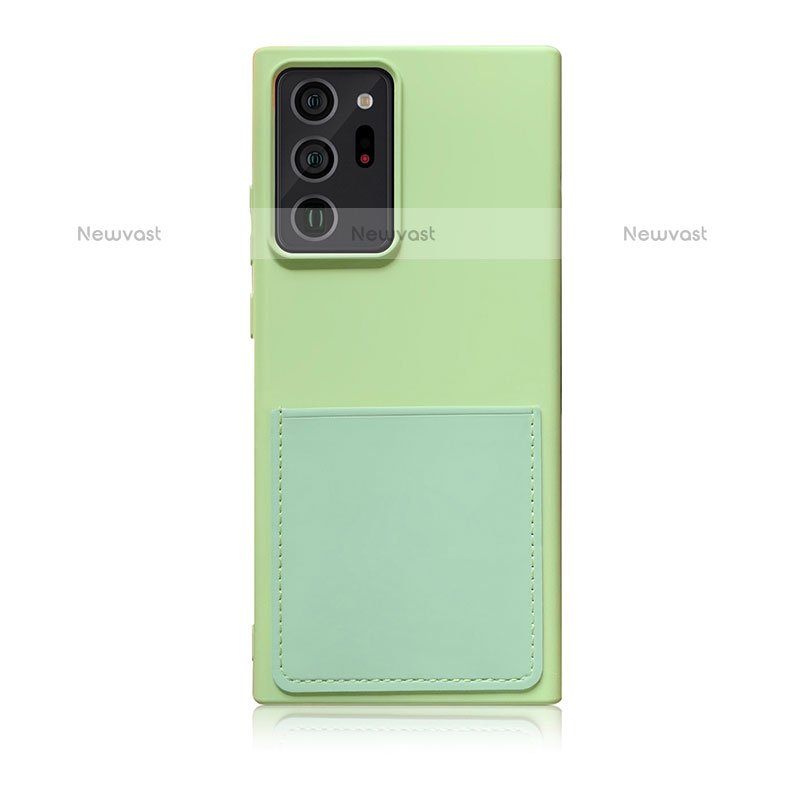Ultra-thin Silicone Gel Soft Case 360 Degrees Cover MJ1 for Samsung Galaxy Note 20 Ultra 5G Green