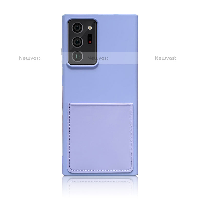 Ultra-thin Silicone Gel Soft Case 360 Degrees Cover MJ1 for Samsung Galaxy Note 20 Ultra 5G Mint Blue