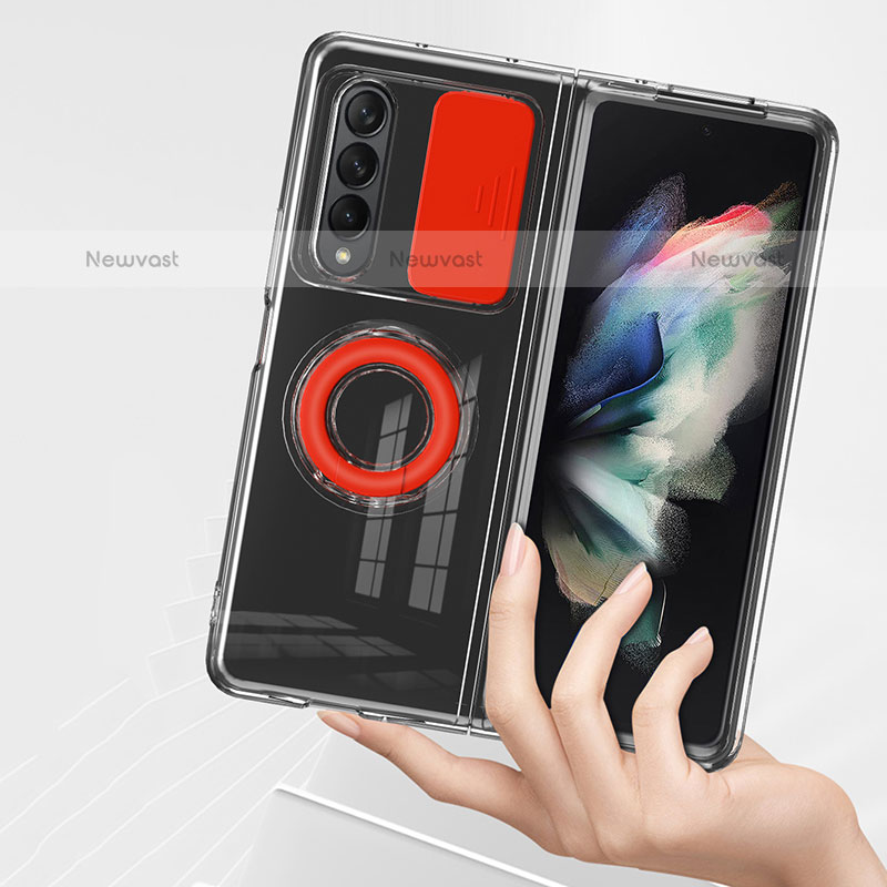 Ultra-thin Silicone Gel Soft Case 360 Degrees Cover MJ1 for Samsung Galaxy Z Fold3 5G