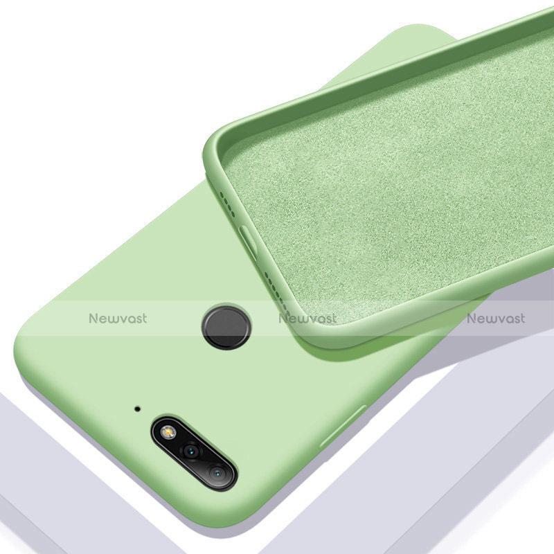 Ultra-thin Silicone Gel Soft Case 360 Degrees Cover S01 for Huawei Honor 7A Green