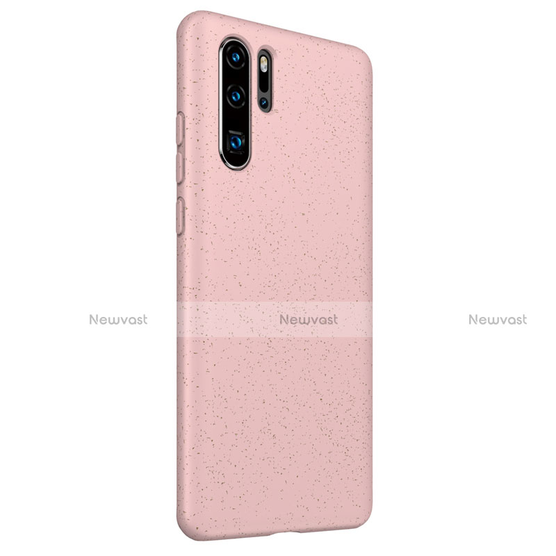 Ultra-thin Silicone Gel Soft Case 360 Degrees Cover S01 for Huawei P30 Pro Rose Gold