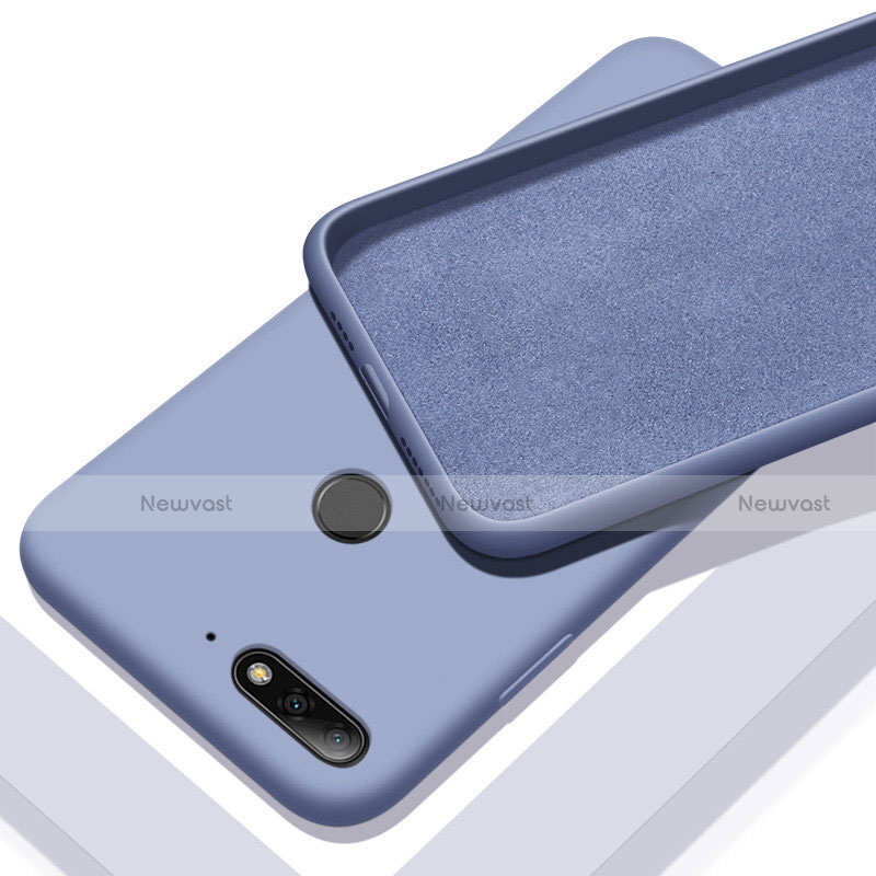 Ultra-thin Silicone Gel Soft Case 360 Degrees Cover S01 for Huawei Y6 (2018)