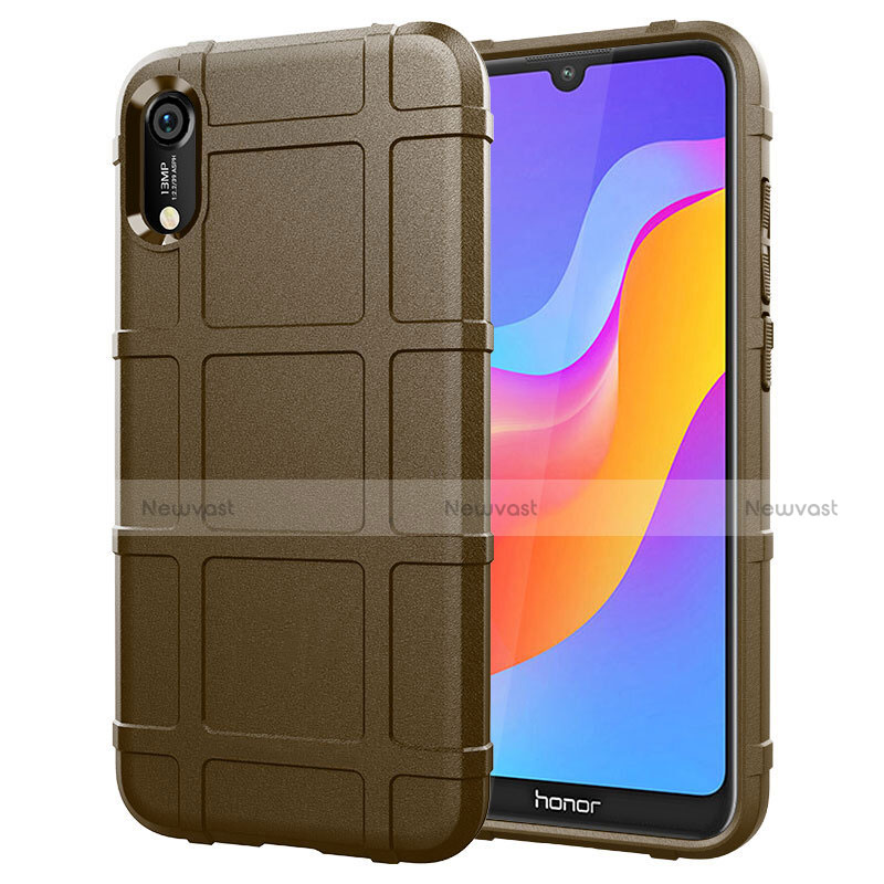 Ultra-thin Silicone Gel Soft Case 360 Degrees Cover S01 for Huawei Y6 (2019) Brown