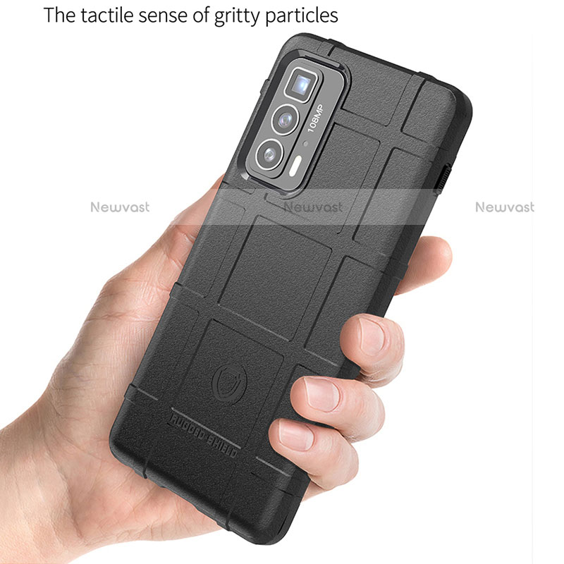 Ultra-thin Silicone Gel Soft Case 360 Degrees Cover S01 for Motorola Moto Edge 20 Pro 5G