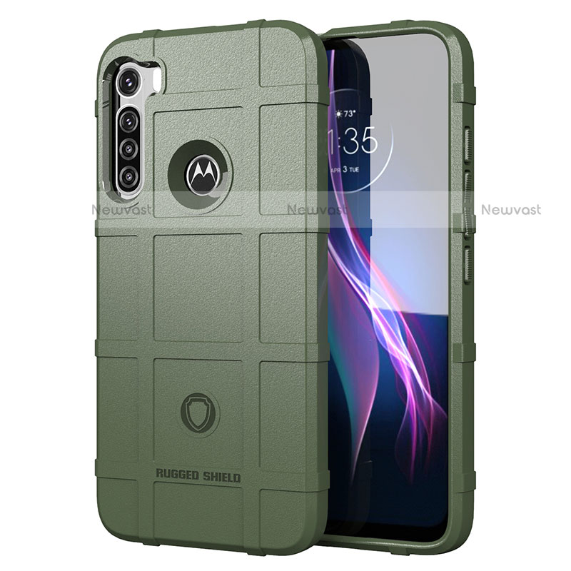 Ultra-thin Silicone Gel Soft Case 360 Degrees Cover S01 for Motorola Moto One Fusion Plus