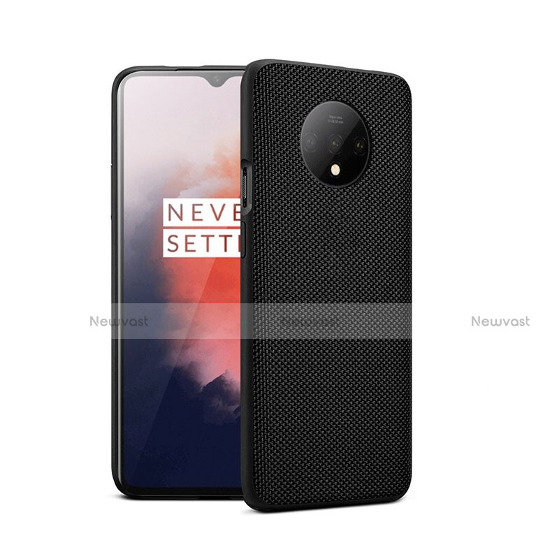 Ultra-thin Silicone Gel Soft Case 360 Degrees Cover S01 for OnePlus 7T Black