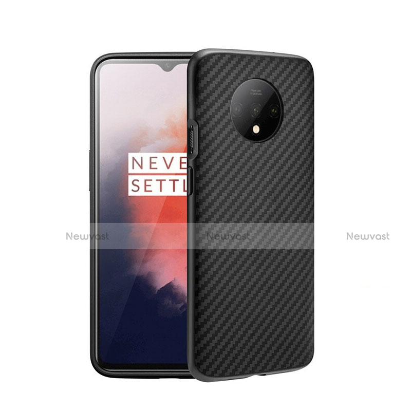 Ultra-thin Silicone Gel Soft Case 360 Degrees Cover S01 for OnePlus 7T Dark Gray