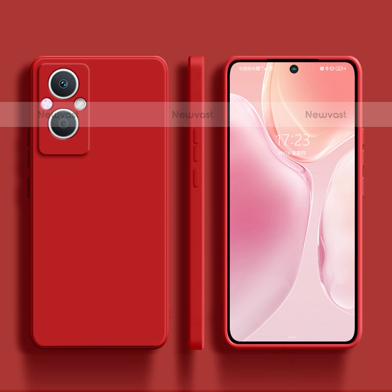 Ultra-thin Silicone Gel Soft Case 360 Degrees Cover S01 for OnePlus Nord N20 5G Red
