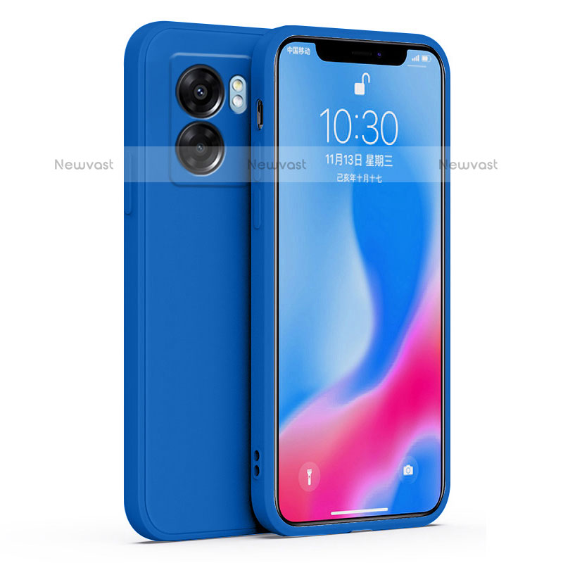 Ultra-thin Silicone Gel Soft Case 360 Degrees Cover S01 for OnePlus Nord N300 5G Blue
